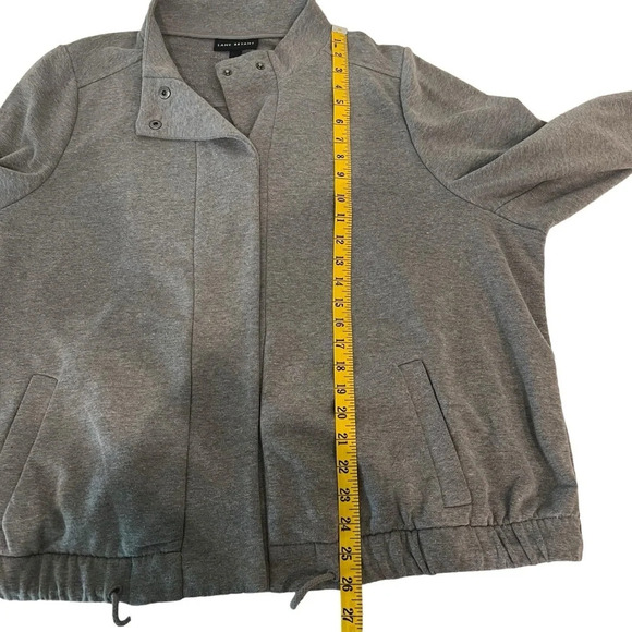 Lane Bryant Button Front Fleece Jacket Heather Gray Women’s Size 18/20 - Picture 7 of 11